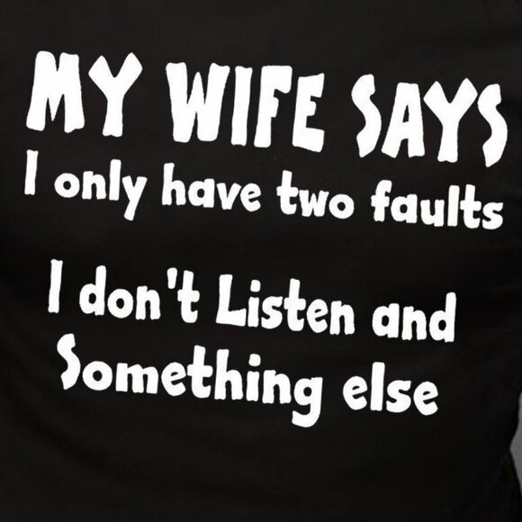 I Don't Listen And Something Else Short Sleeve T-shirt - Picture 2 of 4
